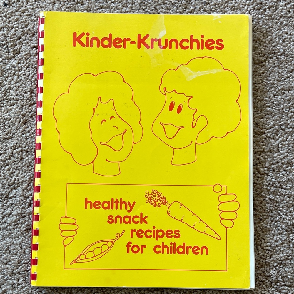Discovery Toys Kinder Krunchies healthy snack Recipe Book for children COPY